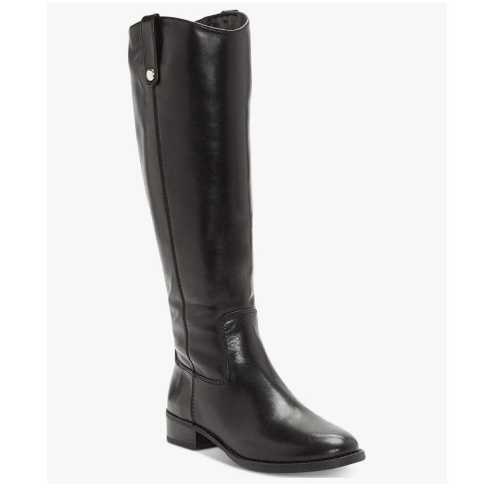 INC International Concepts Womens Fawne Riding Boots Black 7M *Flaw